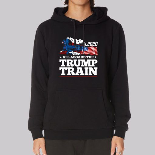 Buy All Aboard the Trump Train Hoodie