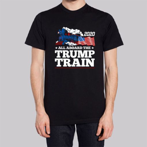 Buy All Aboard the Trump Train Hoodie