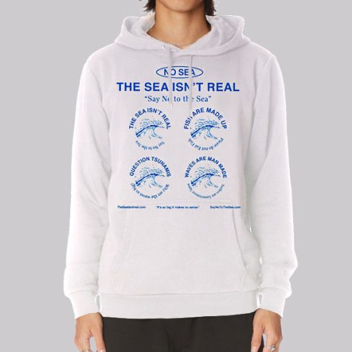 By the Sea Merch Say No the Sea Hoodie