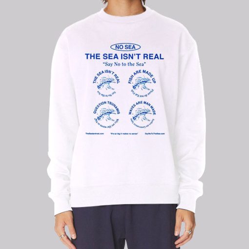 By the Sea Merch Say No the Sea Hoodie