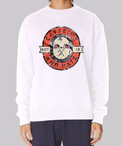 Caffeine and Hate Logo Vintage Hoodie