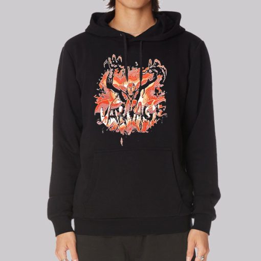 Carnage Venom Vintage Spiderman Hoodie