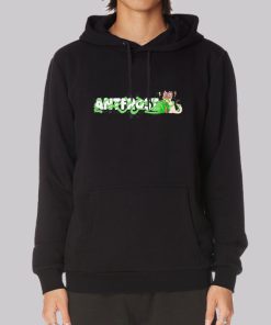 Cartoon Antfrost Merch Yarn Hoodie Cartoon Antfrost Merch Yarn Hoodie