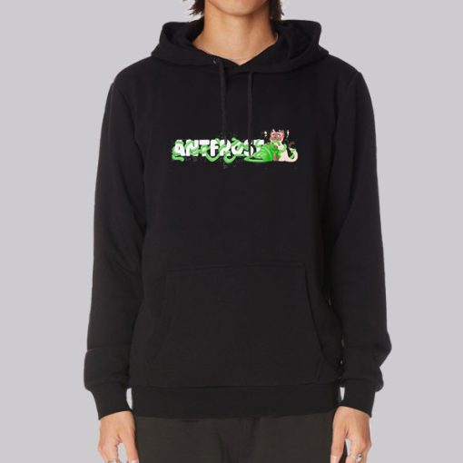 Cartoon Antfrost Merch Yarn Hoodie