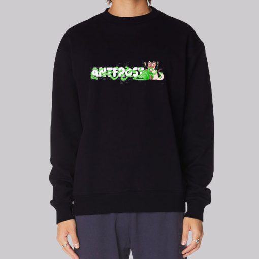 Cartoon Antfrost Merch Yarn Hoodie