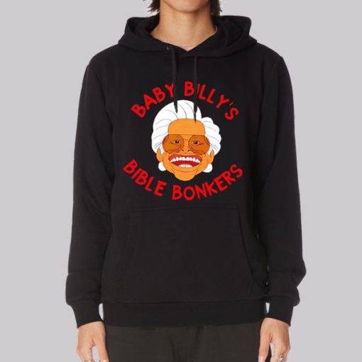 Cartoon Baby Billy Bible Bonkers Hoodie