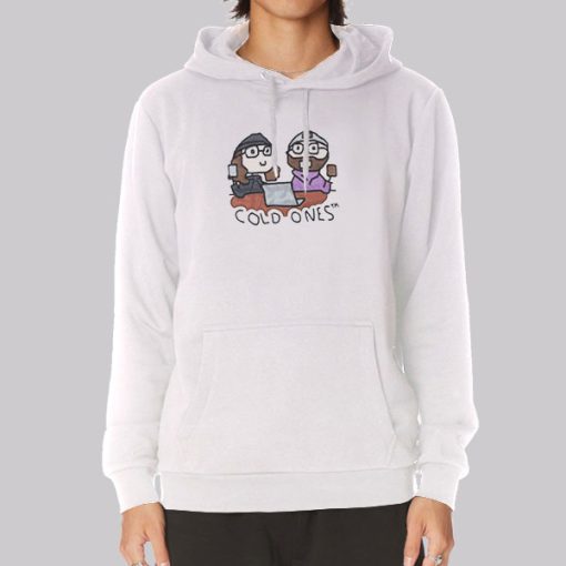 Cartoon Cold Ones Hoodie