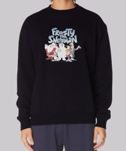 Cartoon Frosty the Snowman Hoodie