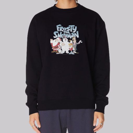 Cartoon Frosty the Snowman Hoodie