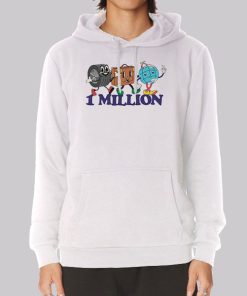 Cartoon Parody 1 Million Hoodie Cartoon Parody 1 Million Hoodie