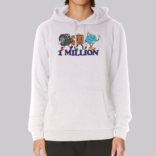 Cartoon Parody 1 Million Hoodie