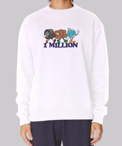 Cartoon Parody 1 Million Hoodie