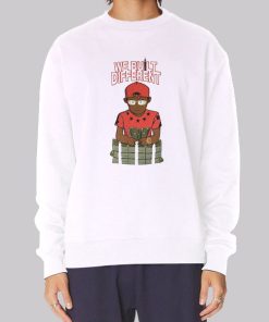 Cartoon Parody Built Different Hoodie