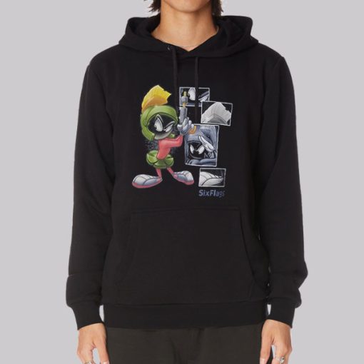 Cartoon Six Flags Marvin Martian Hoodie