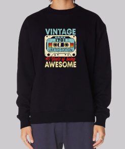Cassette Tape Vintage 1981 Hoodie