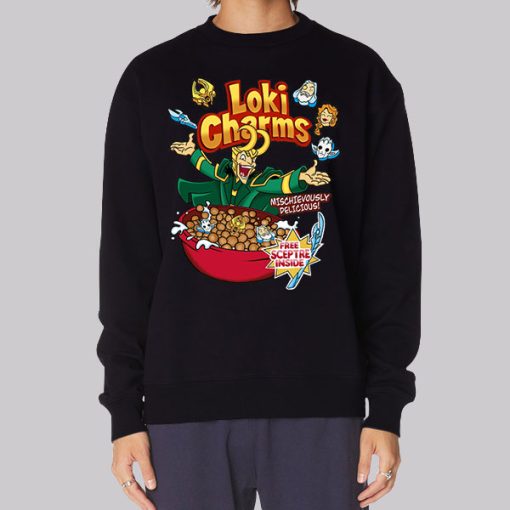 Cereal God of Mischief Loki Charms Hoodie