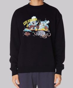 Chaos in the City Life Goes on Hoodie