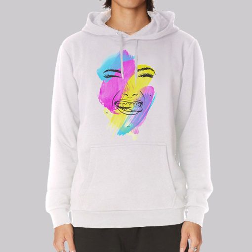 Charlis Merch Art Face Hoodie