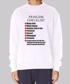 Checklist Princess Bucky Barnes Hoodie