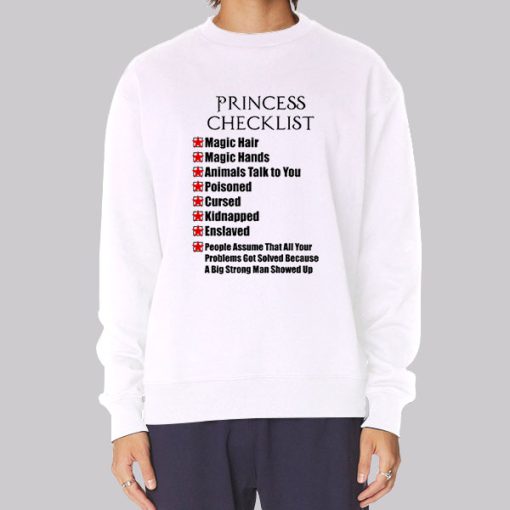 Checklist Princess Bucky Barnes Hoodie