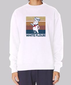 Chef Cat White Flour Hoodie