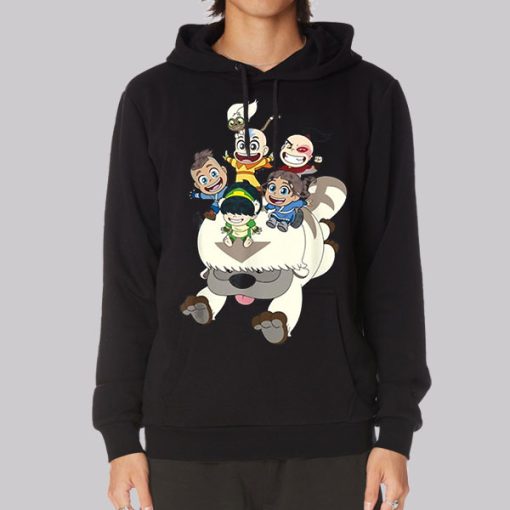 Chibi Avatar the Last Airbender Hoodie