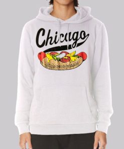Chicago Style Vintage Hot Dog Hoodie 3 Chicago Style Vintage Hot Dog Hoodie 4