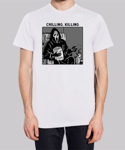 Chilling Killing Scary Movie Ghostface Hoodie 2 Chilling Killing Scary Movie Ghostface Hoodie 3