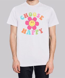 Choose Happy Colorful Smiley Flower Hoodie 2 Choose Happy Colorful Smiley Flower Hoodie 3