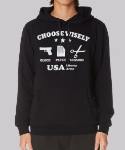 Choose Wisely Glock Paper Scissors Hoodie Choose Wisely Glock Paper Scissors Hoodie