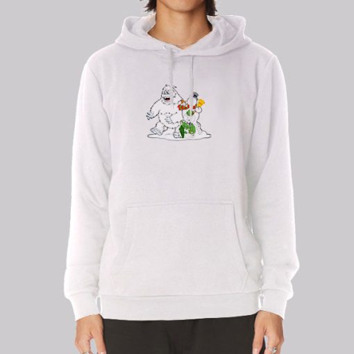 Christmas Abominable Snowman Rudolph Hoodie