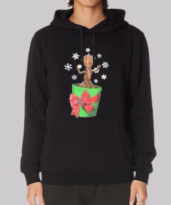 Christmas Galaxy Greeting Groot Hoodie Christmas Galaxy Greeting Groot Hoodie