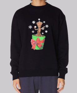 Christmas Galaxy Greeting Groot Hoodie
