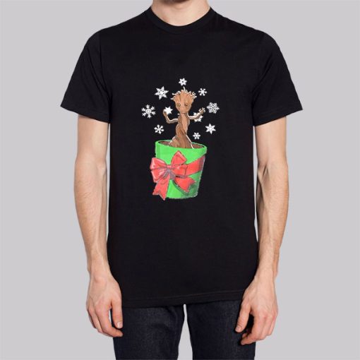 Christmas Galaxy Greeting Groot Hoodie