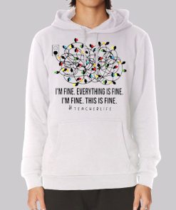 Christmas I’m Fine This Is Fine Hoodie Christmas I’m Fine This Is Fine Hoodie