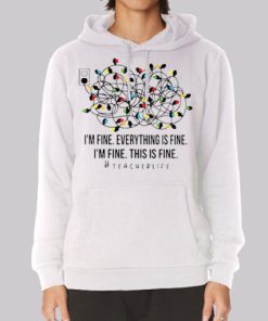 Christmas I'm Fine This Is Fine Hoodie 3 Christmas Im Fine This Is Fine Hoodie 4