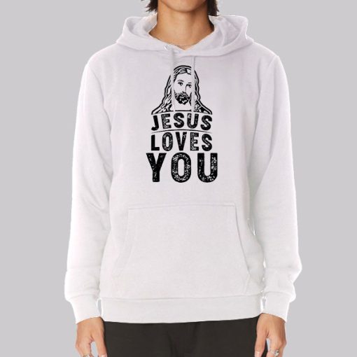 Christmas Jesus Loves You Hoodie