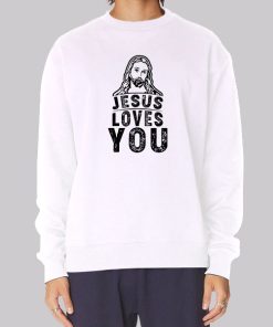 Christmas Jesus Loves You Hoodie