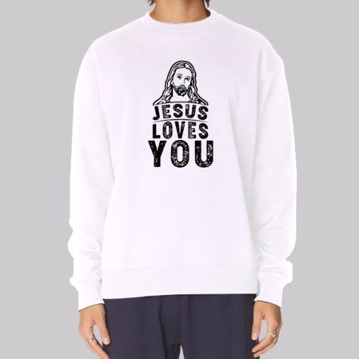 Christmas Jesus Loves You Hoodie