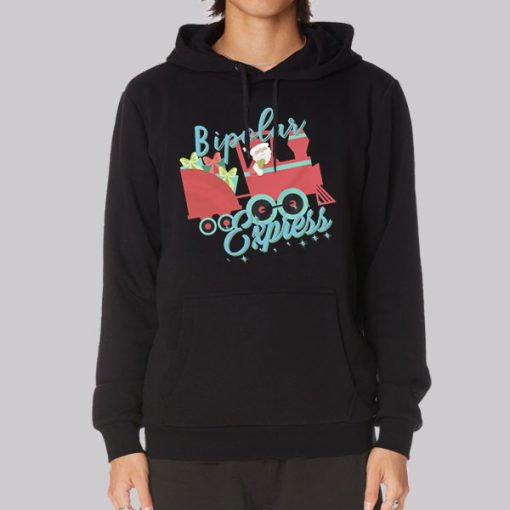 Christmas Santa Bipolar Express Hoodie