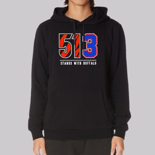 Cincinnati Buffallo 513 Bengals Bills Hoodie