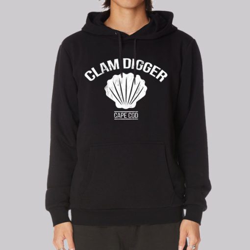 Clam Digger Cape Cod Clams Hoodie