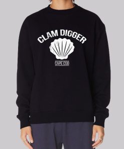Clam Digger Cape Cod Clams Hoodie