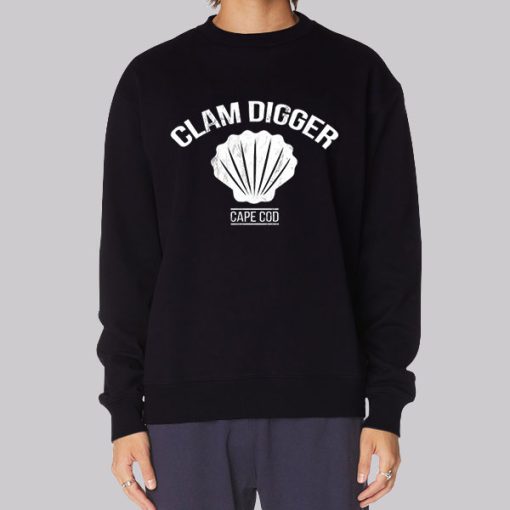 Clam Digger Cape Cod Clams Hoodie