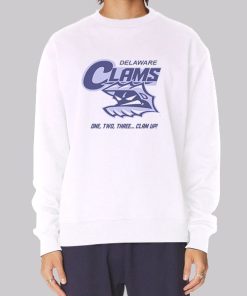 Clam up Delaware Clams Hoodie