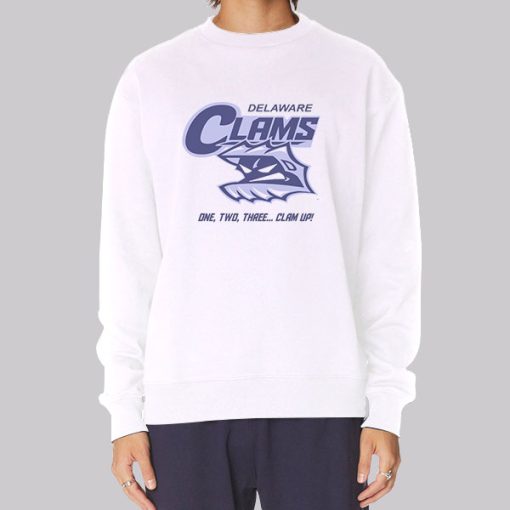 Clam up Delaware Clams Hoodie