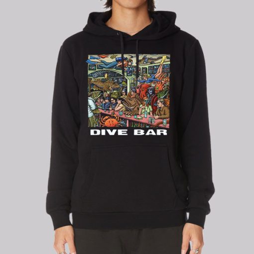 Classic Art Dive Bar Hoodie