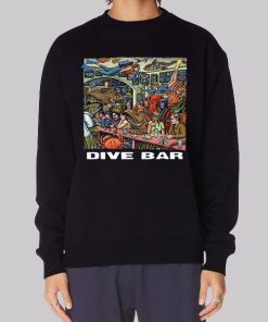 Classic Art Dive Bar Hoodie 2