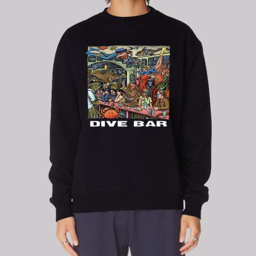 Classic Art Dive Bar Hoodie