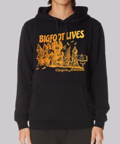 Classic Graphic Arkansas Bigfoot Lives Hoodie Classic Graphic Arkansas Bigfoot Lives Hoodie